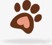 卡通可爱狗熊脚印png免抠素材_新图网 https://ixintu.com 卡通 可爱 狗熊 脚印