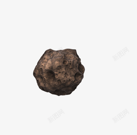 凹凸不平的行星png免抠素材_新图网 https://ixintu.com 土黄色 太空 星系 行星