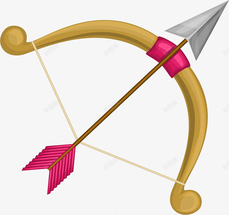 弓箭小游戏图标png_新图网 https://ixintu.com 刀剑 刀枪 卡通弓 图标 射箭 小刀 弓箭 弓箭小游戏图标设计 手拿小刀 武器 武器库 游戏刀具 角斗士 角斗士武器 道具