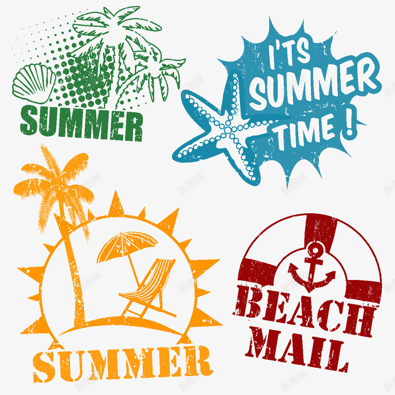 summer椰子树沙滩手绘png免抠素材_新图网 https://ixintu.com summer 手绘 椰子树 沙滩