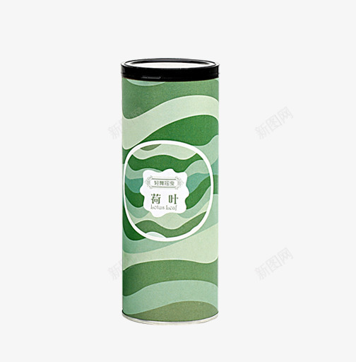 荷叶茶盒子png免抠素材_新图网 https://ixintu.com 盒子 绿色 茶盒 荷叶茶