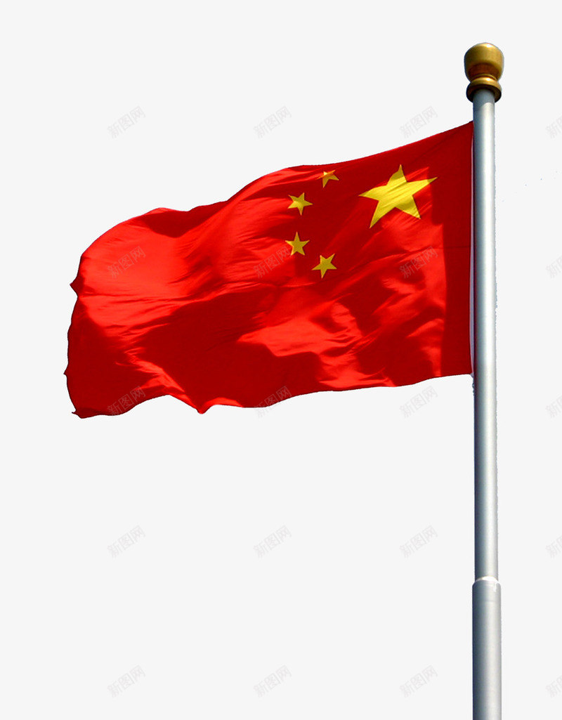 五星红旗png免抠素材_新图网 https://ixintu.com 101 中国风 举国同庆 五星红旗 国庆节 红旗飘扬