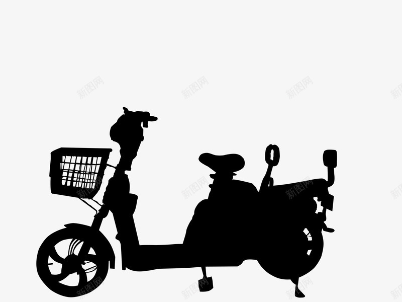 电动车轮廓png免抠素材_新图网 https://ixintu.com 免扣素材 广告设计 电动车轮廓 车轮廓 轮廓 阴影 黑色