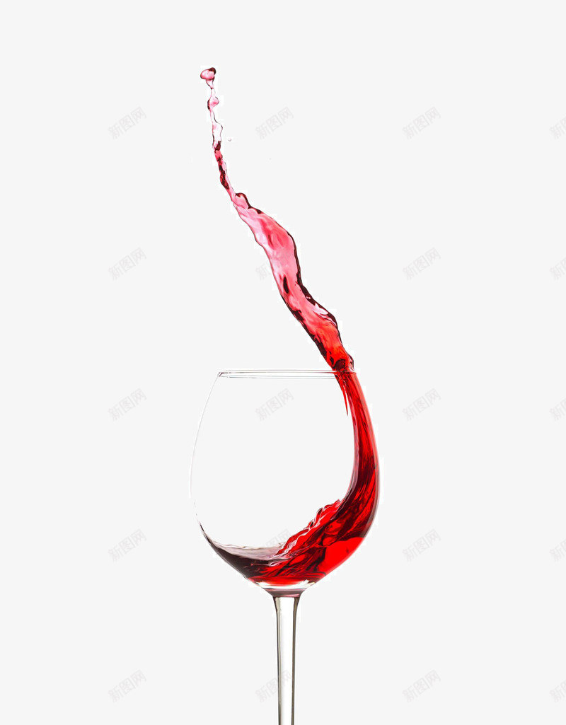 酒杯里飞溅起来的红酒png免抠素材_新图网 https://ixintu.com 水杯里的红酒 红酒 酒杯 飞溅