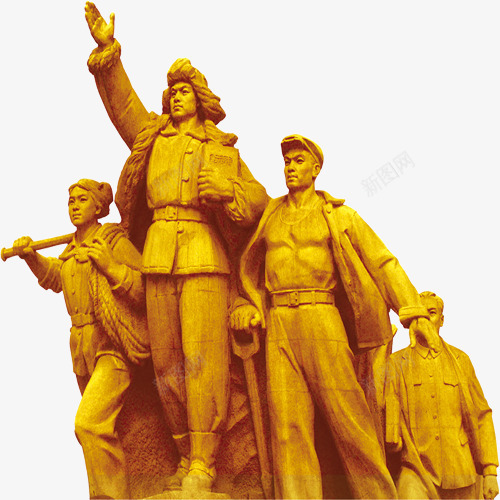 劳动人民雕刻png免抠素材_新图网 https://ixintu.com 免扣素材 劳动节 工人阶级 雕刻