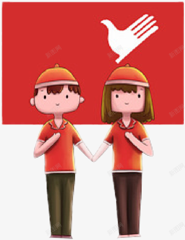学雷锋好榜样啊png免抠素材_新图网 https://ixintu.com 卡通 学雷锋 志工部 志愿者 我是雷锋 手绘