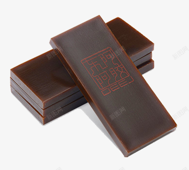 黑色阿胶块png免抠素材_新图网 https://ixintu.com 传统阿胶 凝固阿胶 手工阿胶 阿胶固体 阿胶块 驴皮制品阿胶