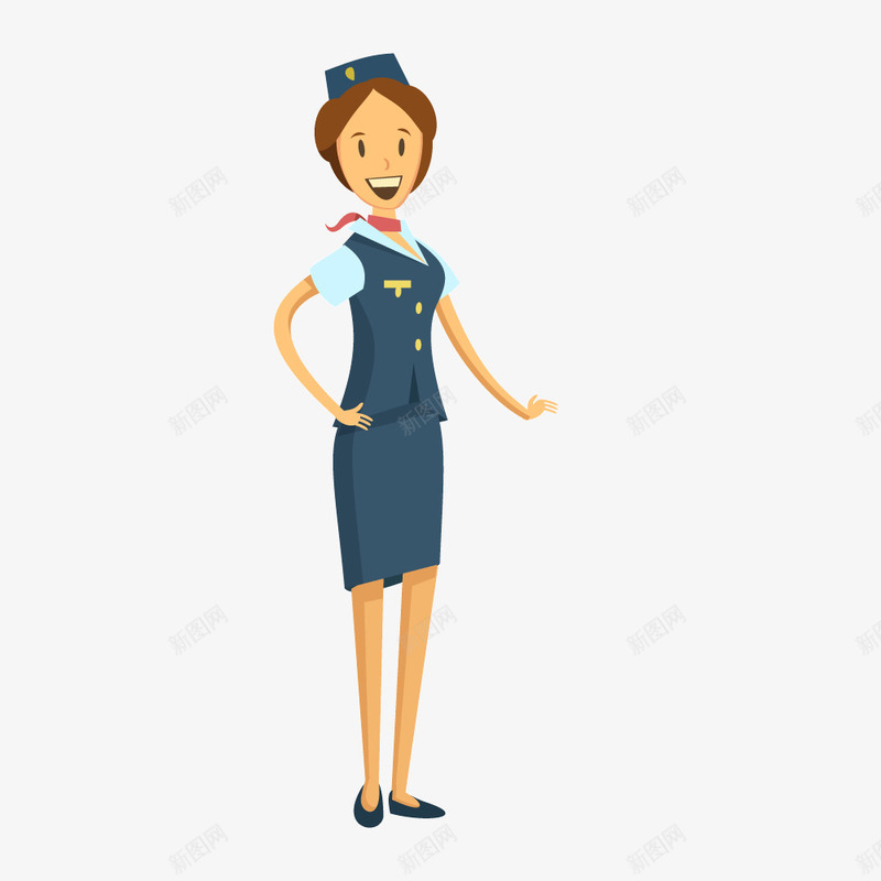 美丽航空公司空姐png免抠素材_新图网 https://ixintu.com PNG矢量 公司 空姐 美丽 航空 航空公司