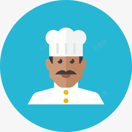 二厨师该公司免费包圆形png免抠素材_新图网 https://ixintu.com 2 chef 二 厨师