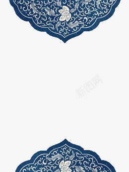 中国青花瓷元素png免抠素材_新图网 https://ixintu.com 文化 花纹 青花瓷