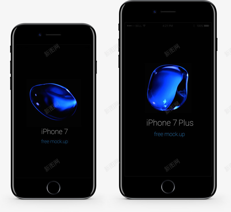 iPhone7黑色手机样机png免抠素材_新图网 https://ixintu.com iPhone7手机iphone苹果手机 手机正反面