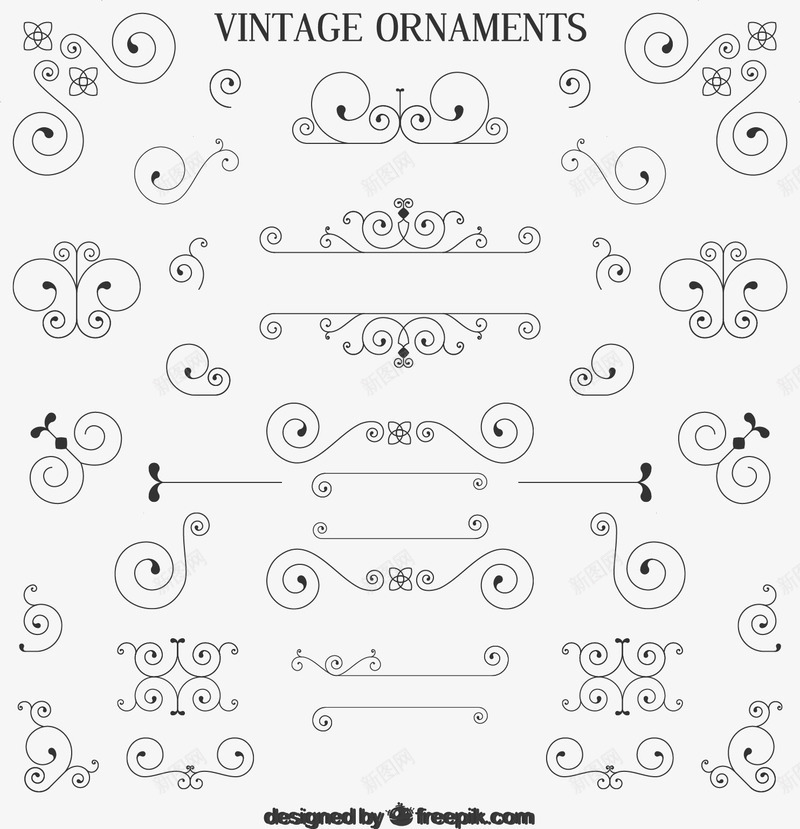 各种各样的复古饰品png免抠素材_新图网 https://ixintu.com 书法 卷曲 古董装饰 品种 复古 复古复古 复古的边框 旧货 纠结 装修 装饰 边框