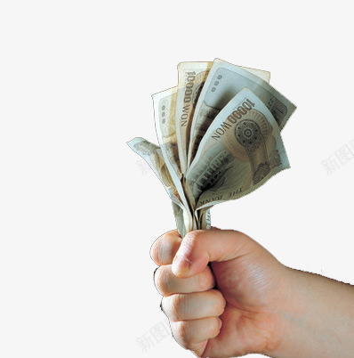 掌握金钱png免抠素材_新图网 https://ixintu.com 产品实物 抓住 掌握 握东西 握住 现金 金钱
