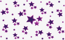 紫色夜晚星空花纹矢量图素材