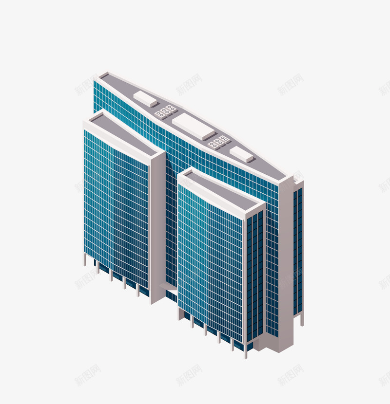 办公大厦png免抠素材_新图网 https://ixintu.com 企业楼 卡通楼房 大厦 建筑 房子 房屋 矢量房屋 高楼