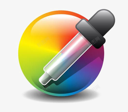 PS工具吸管图标png_新图网 https://ixintu.com PS图标 PS工具 RGB吸管 吸管 吸管工具