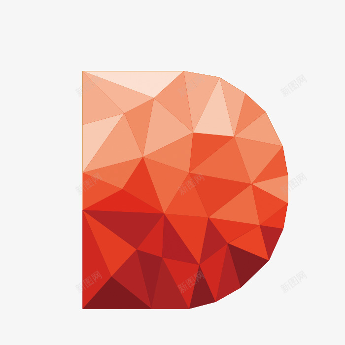 钻石效果Dpng免抠素材_新图网 https://ixintu.com D png图形 png装饰 三角形 字母 橘黄色 装饰