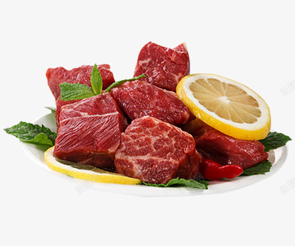 盘子里的食材潮汕牛肉png免抠素材_新图网 https://ixintu.com 潮汕牛肉 牛肉 盘子里的食物 美食 食材 餐饮 饭店