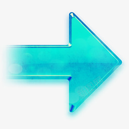 蓝色科技感箭头png免抠素材_新图网 https://ixintu.com 手绘箭头图片 科技感箭头 箭头 箭头素材