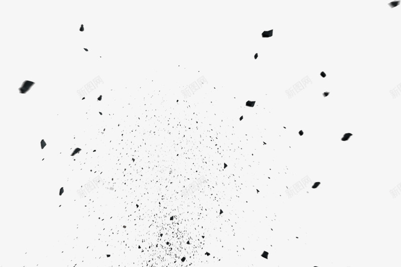 爆炸png免抠素材_新图网 https://ixintu.com 爆炸 爆破 黑色 飞溅 碎片
