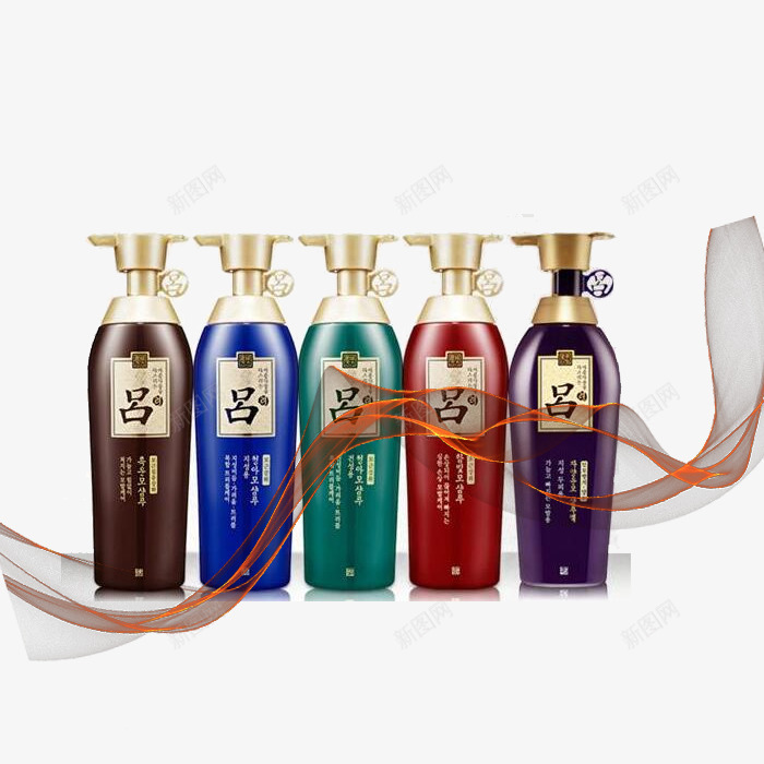 多品种吕洗发水png免抠素材_新图网 https://ixintu.com 丝带装饰 吕洗发水 多品种 日用品 系列 韩国
