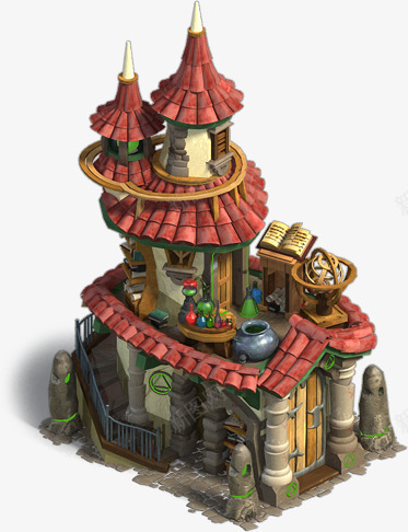 红色房子游戏卡通装饰png免抠素材_新图网 https://ixintu.com 卡通 房子 游戏 红色 装饰