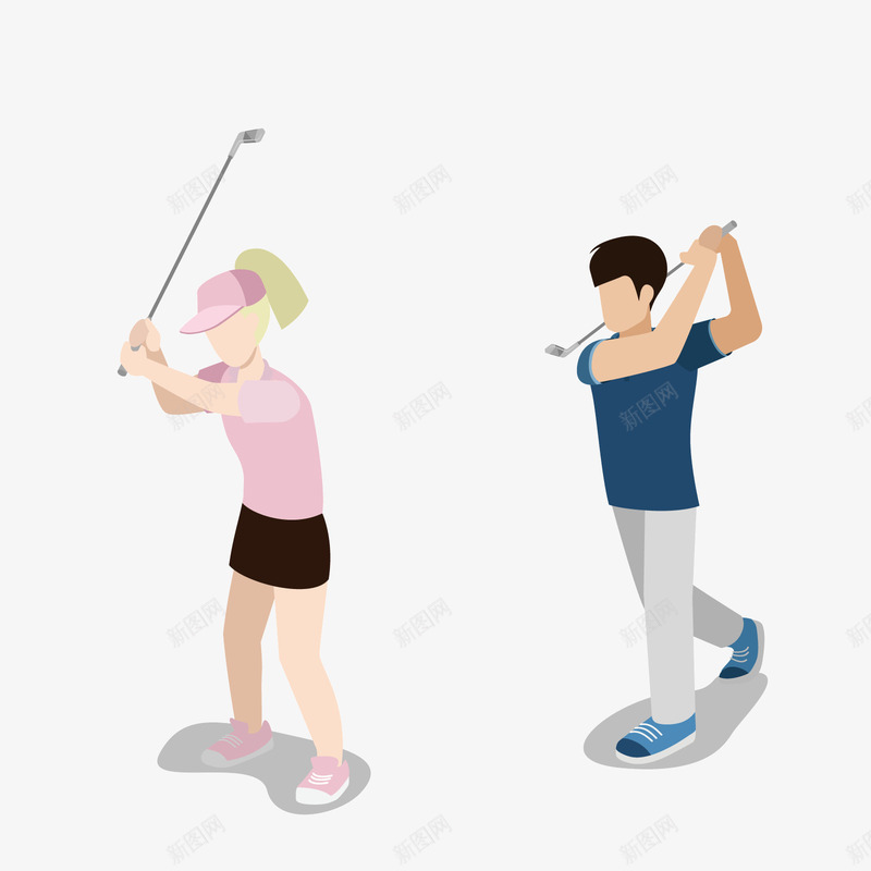 彩色扁平化高尔夫球png免抠素材_新图网 https://ixintu.com 体育 彩色 扁平化 运动 金属 阴影 高尔夫