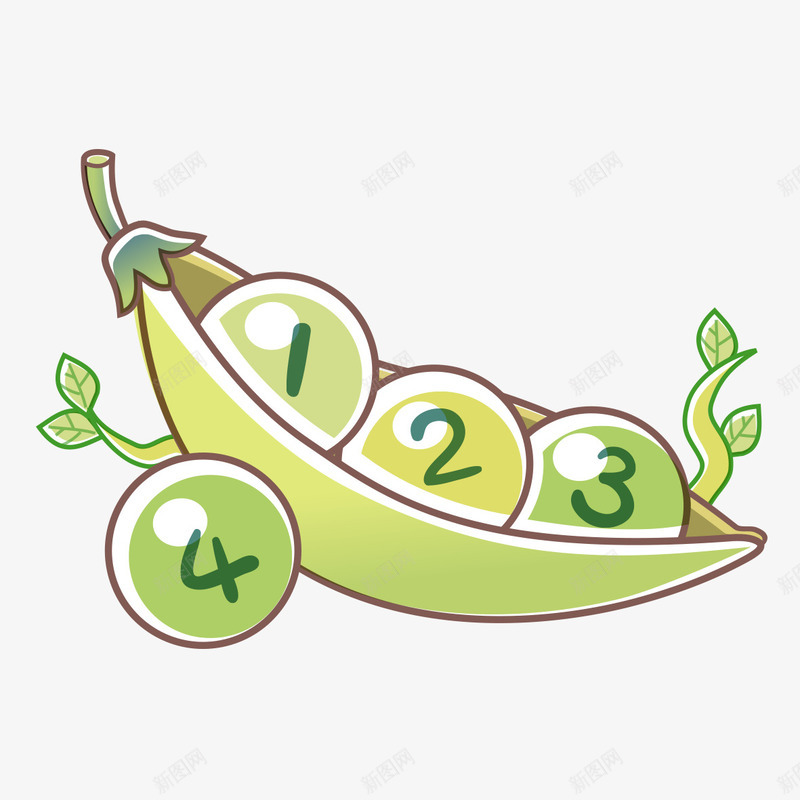 绿色茄子1234png免抠素材_新图网 https://ixintu.com 1234 绿色 绿色茄子 茄子
