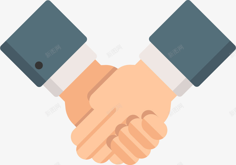 商业伙伴图标png_新图网 https://ixintu.com 卡通图标 合作伙伴 商业伙伴 商务合作 商务谈判 握手 握手ico 握手icon 达成协议