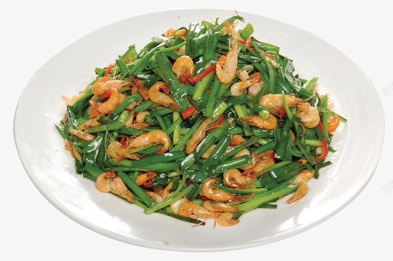 韭香小河虾png免抠素材_新图网 https://ixintu.com 产品实物 小河虾 河虾 绿色食品 菜品 菜肴 韭香 食物 餐饮