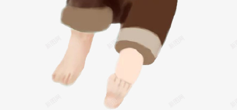 手绘吹笛子的清明牧童png免抠素材_新图网 https://ixintu.com 儿童 手绘 清明 牧童