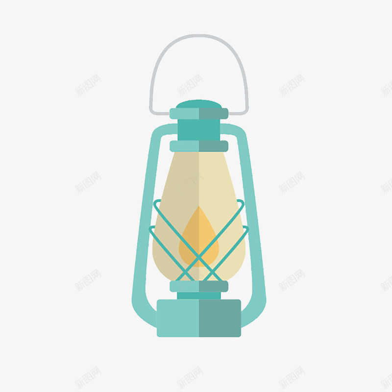 手绘煤油灯png免抠素材_新图网 https://ixintu.com 发明 古色古香 灯 灯具 照明 节能