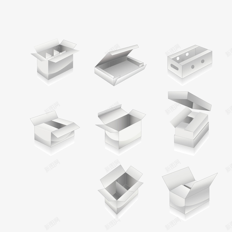 打开的商品盒png免抠素材_新图网 https://ixintu.com 商品 打开 盒子