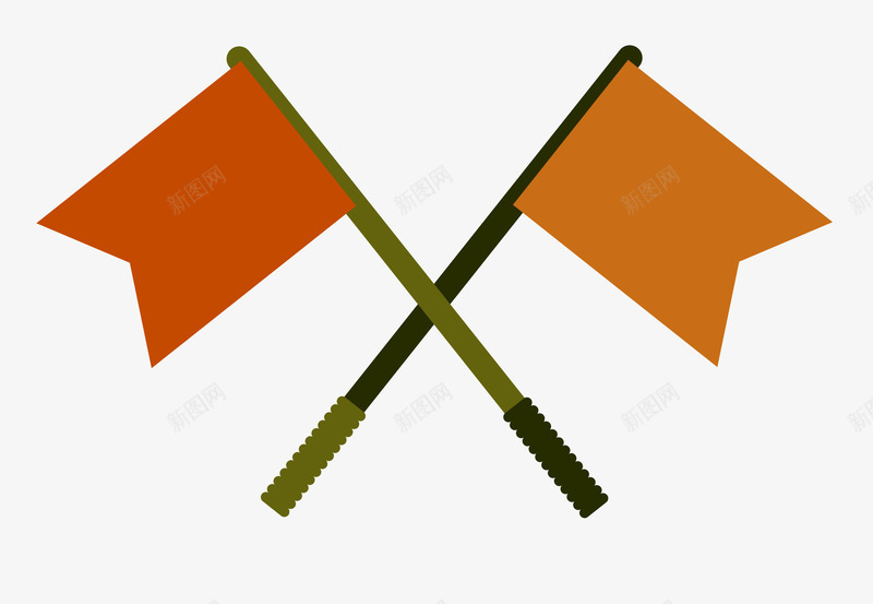 卡通标记红旗图标png_新图网 https://ixintu.com 卡通 小旗帜 工具 矢量卡通标记红旗 矢量卡通野外枪战游戏 装备