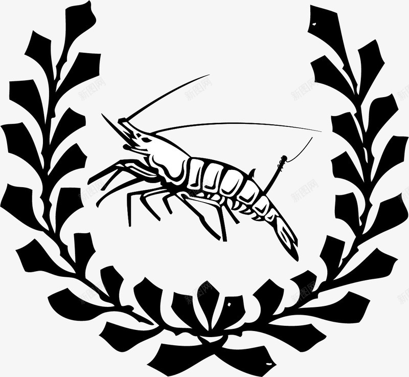 皮皮虾LOGO图标png_新图网 https://ixintu.com LOGO 冰冻大虾 冻虾 基围虾 海洋鲜虾 虾仁