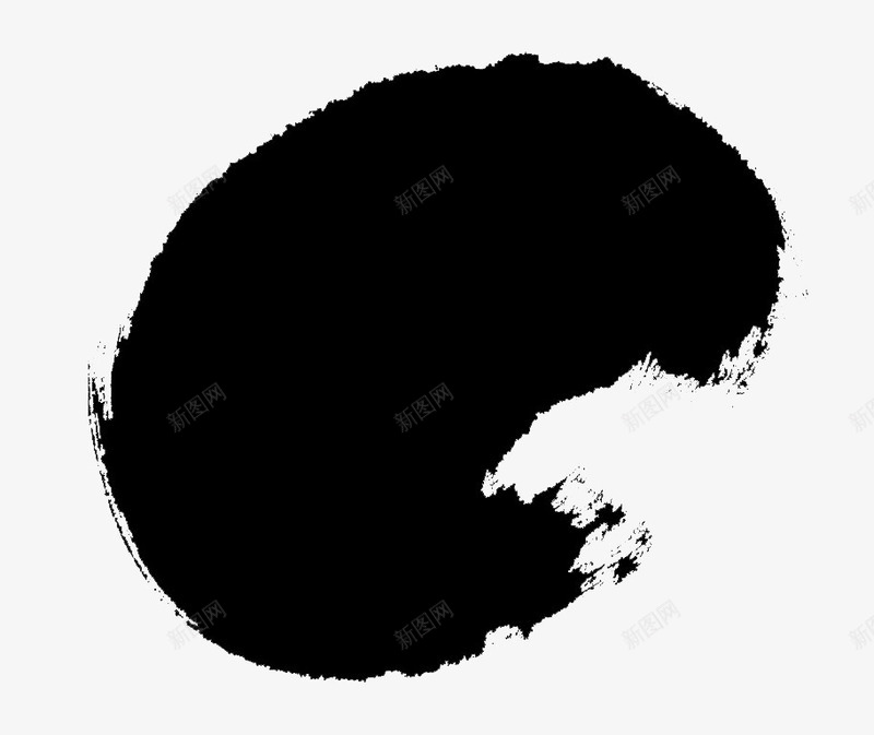 黑色墨汁毛笔笔触png免抠素材_新图网 https://ixintu.com 墨汁 毛笔 笔触 钩笔 黑色