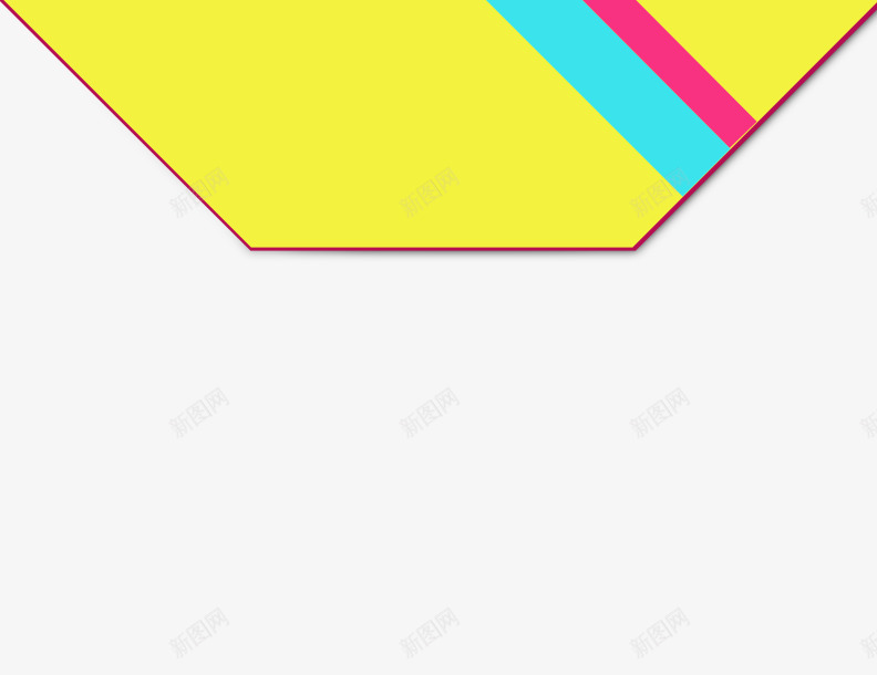 彩色有阴影的梯形png免抠素材_新图网 https://ixintu.com 彩色 梯形 素材 阴影