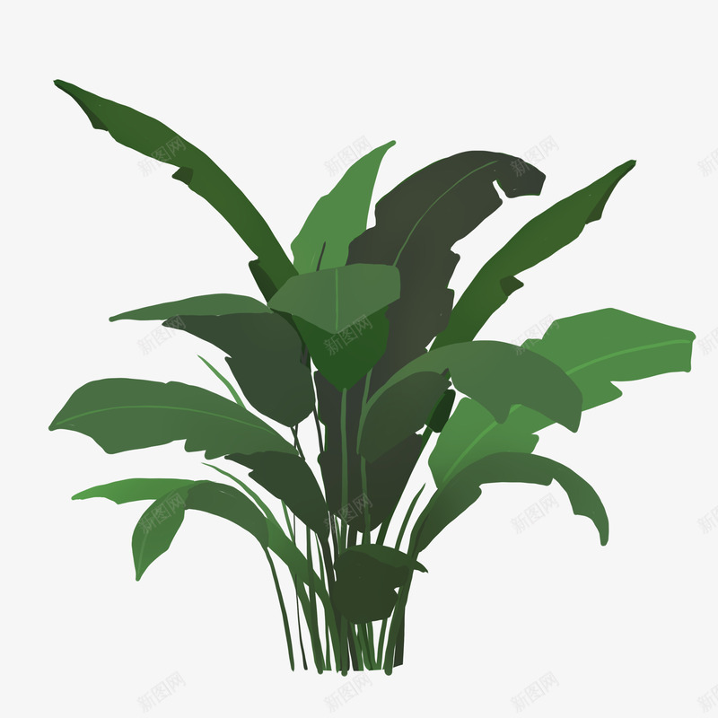 卡通绿植植物简图png免抠素材_新图网 https://ixintu.com 卡通 叶子 桔梗 植物 盆景 盆栽 简图 绿植