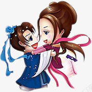 可爱古代情侣海报背景七夕情人节png免抠素材_新图网 https://ixintu.com 七夕 古代 可爱 情人节 情侣 海报 背景