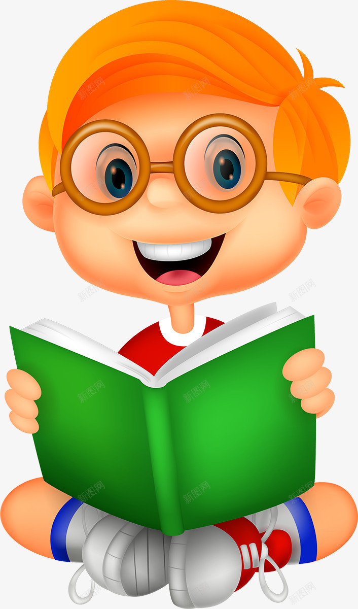 卡通小孩学生读书png免抠素材_新图网 https://ixintu.com 卡通 上学 学生 读书 学习 小孩 人物 儿童 六一元素