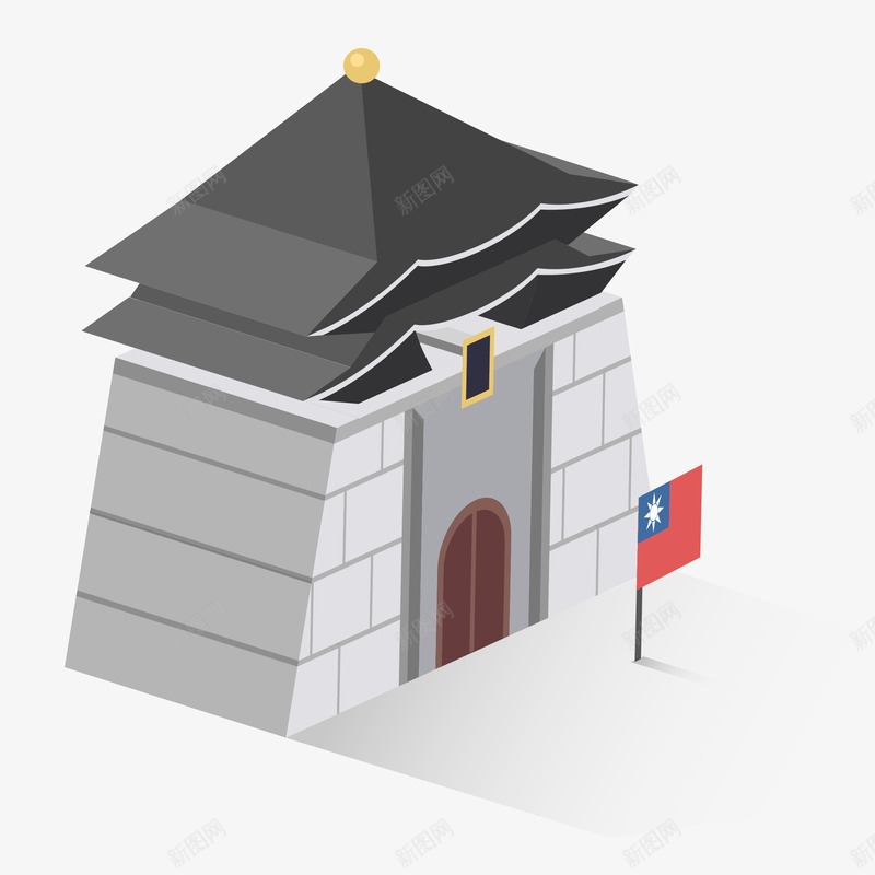 古建筑物立体插画矢量图ai免抠素材_新图网 https://ixintu.com 古建筑物立体插画 城关 建筑物 彩色 手绘建筑 旅游胜地 矢量图