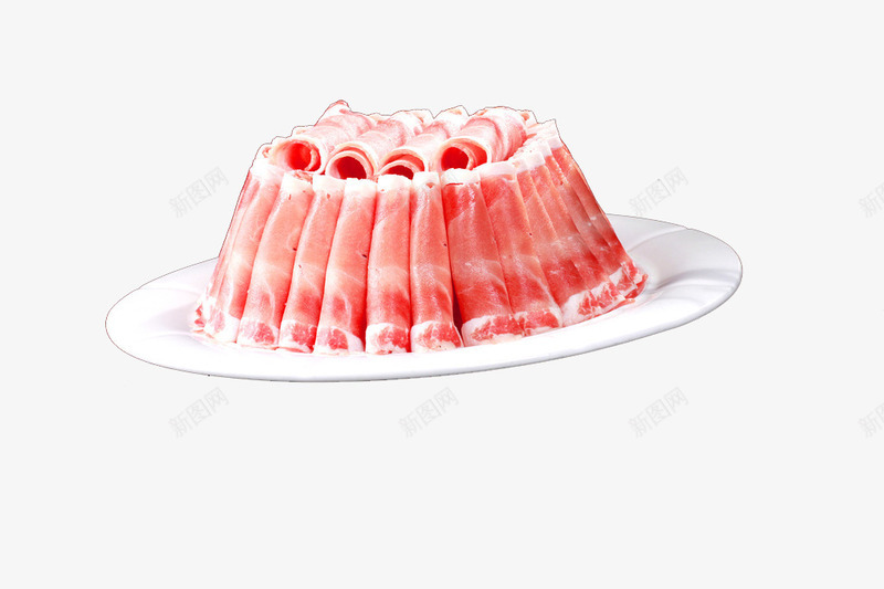 草原羔羊肉png免抠素材_新图网 https://ixintu.com 传统美食 涮锅子 火锅菜品 火锅菜品素材大全 火锅配菜 火锅食材 羊肉卷 食物原料 餐饮美食