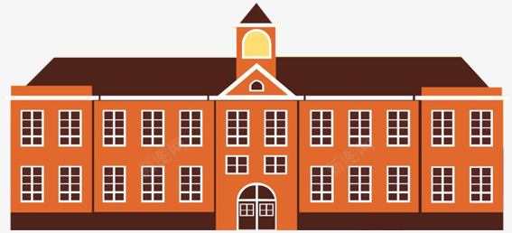 房子png免抠素材_新图网 https://ixintu.com 城市建筑 学校 房子 楼房