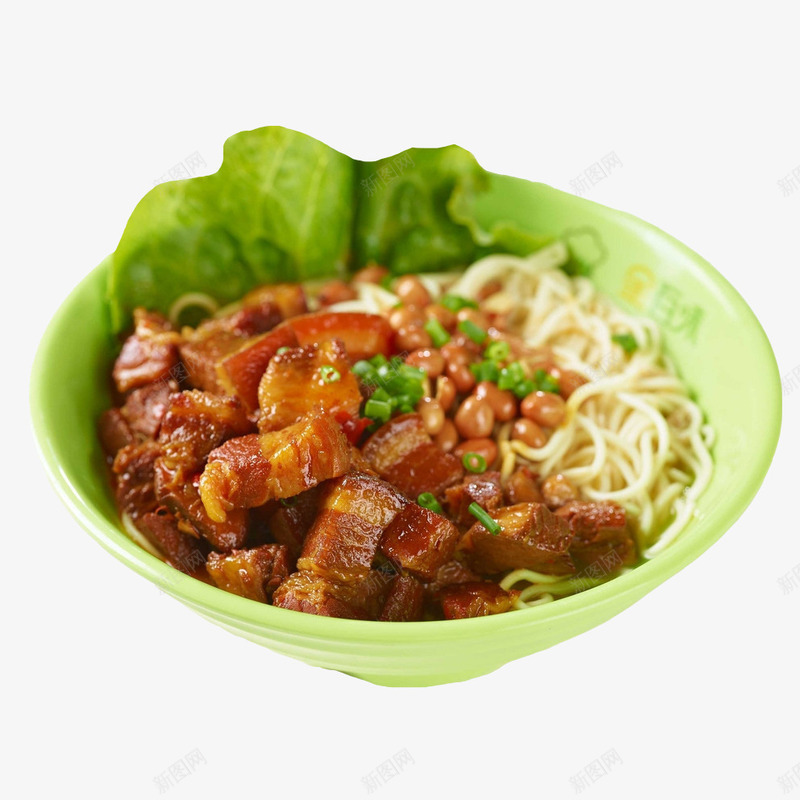 产品实物生菜葱花卤肉面png免抠素材_新图网 https://ixintu.com 中餐 五花肉 传统美食 卤肉面 名菜 家常菜 特色菜 生菜 美食 菜谱 葱花 餐饮美食