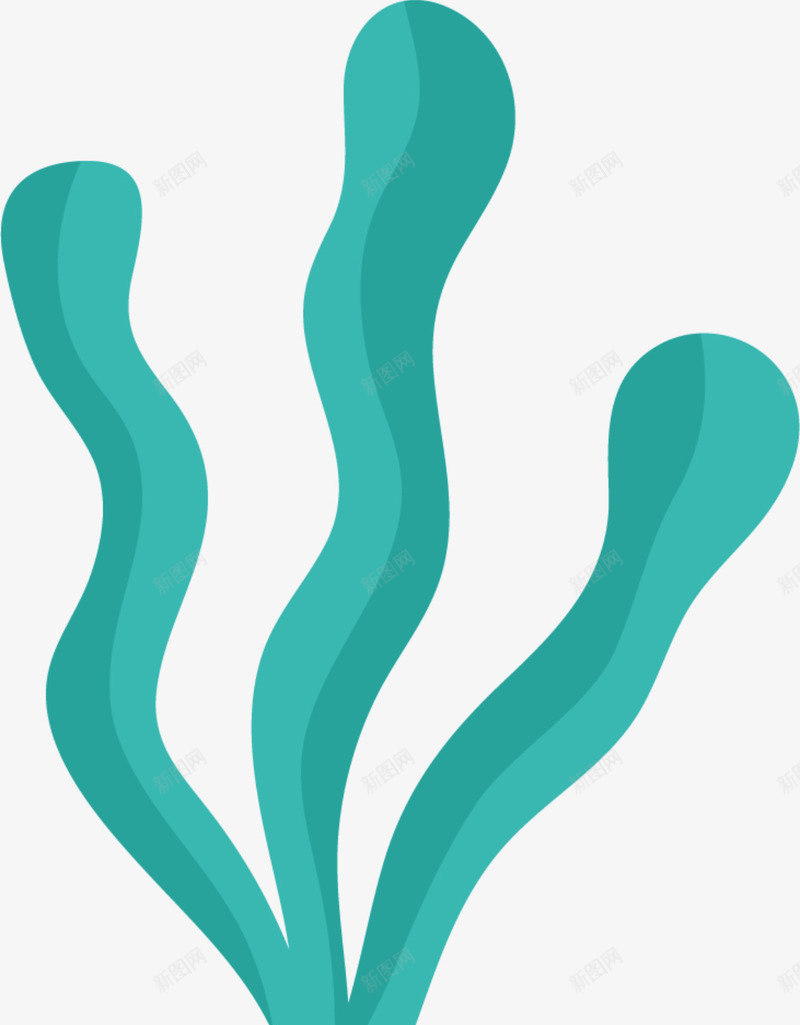 海洋植物绿色海草png免抠素材_新图网 https://ixintu.com 一株海草 海底海草 海洋植物 海生生物 绿色海草 舞动的海草