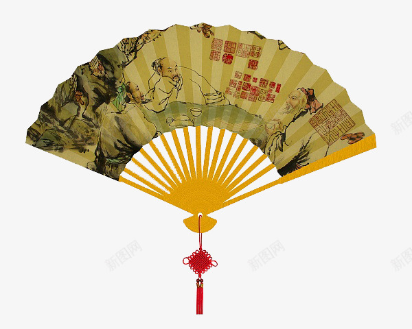 中国风扇子png免抠素材_新图网 https://ixintu.com 中国风 免抠 免抠素材 复古扇子 扇子