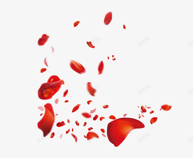 情人节玫瑰花瓣漂浮png免抠素材_新图网 https://ixintu.com 婚纱照花瓣 玫瑰花花瓣 粉红素材 节日 飘落装饰 鲜花