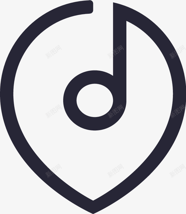 听歌识曲图标png_新图网 https://ixintu.com 听歌识曲