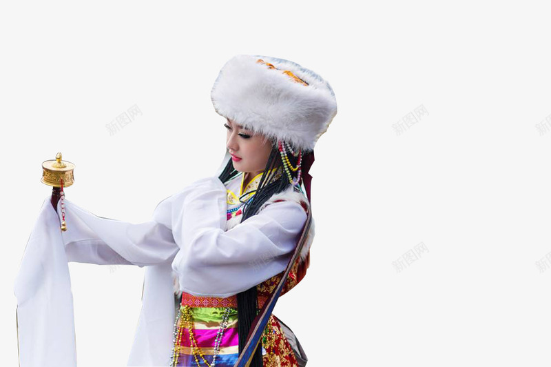 少数民族美少女png免抠素材_新图网 https://ixintu.com 少女 少数民族 美女 跳舞