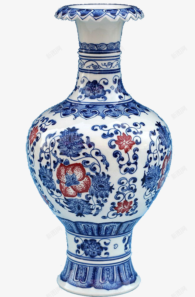 花瓶png免抠素材_新图网 https://ixintu.com 花瓶 陶瓷 青花瓷